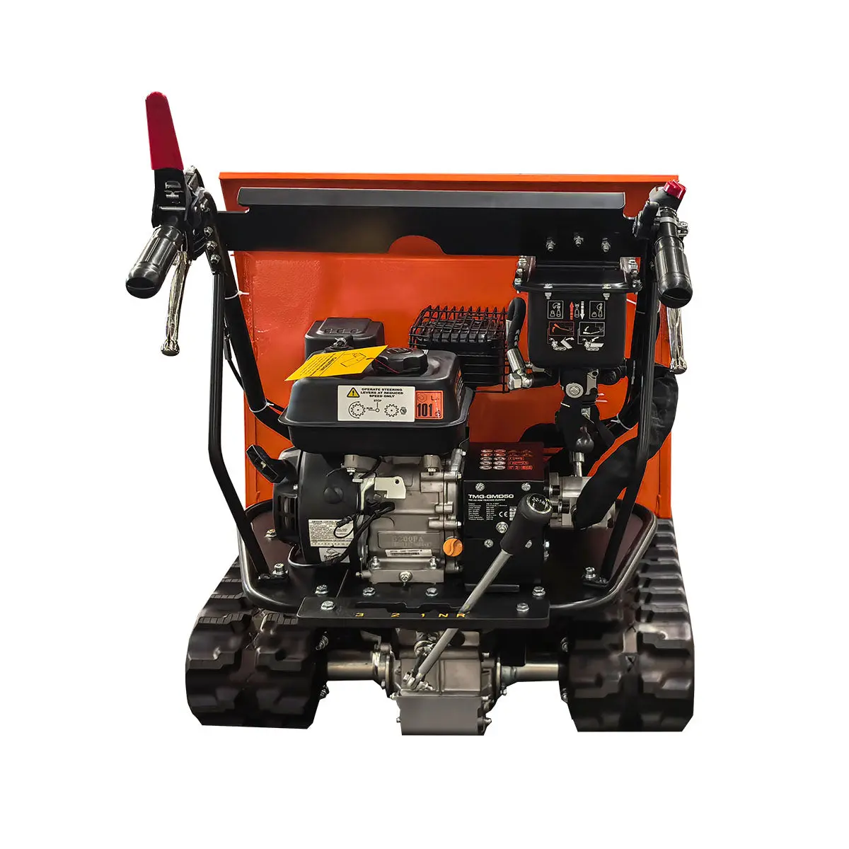 500 kg Tracked Dumper, Hydraulic Tipping, 196cc 6.5 HP Gas Engine, 3-Speed Transmission, TMG-GMD50 - Image 15