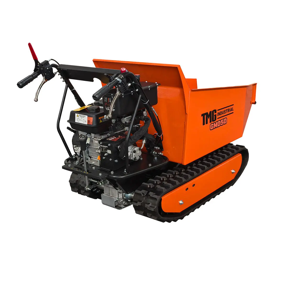500 kg Tracked Dumper, Hydraulic Tipping, 196cc 6.5 HP Gas Engine, 3-Speed Transmission, TMG-GMD50 - Image 16