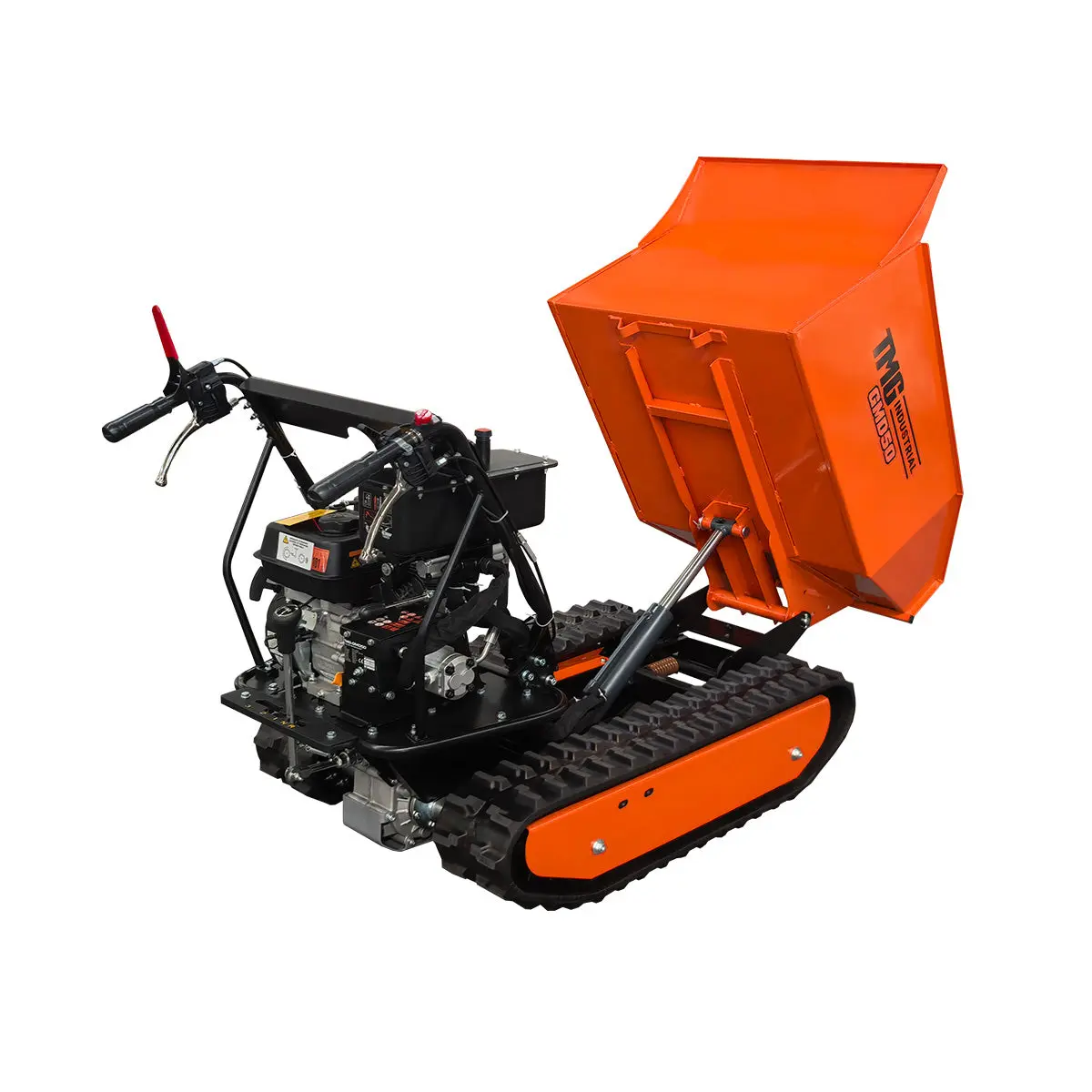 500 kg Tracked Dumper, Hydraulic Tipping, 196cc 6.5 HP Gas Engine, 3-Speed Transmission, TMG-GMD50 - Image 21