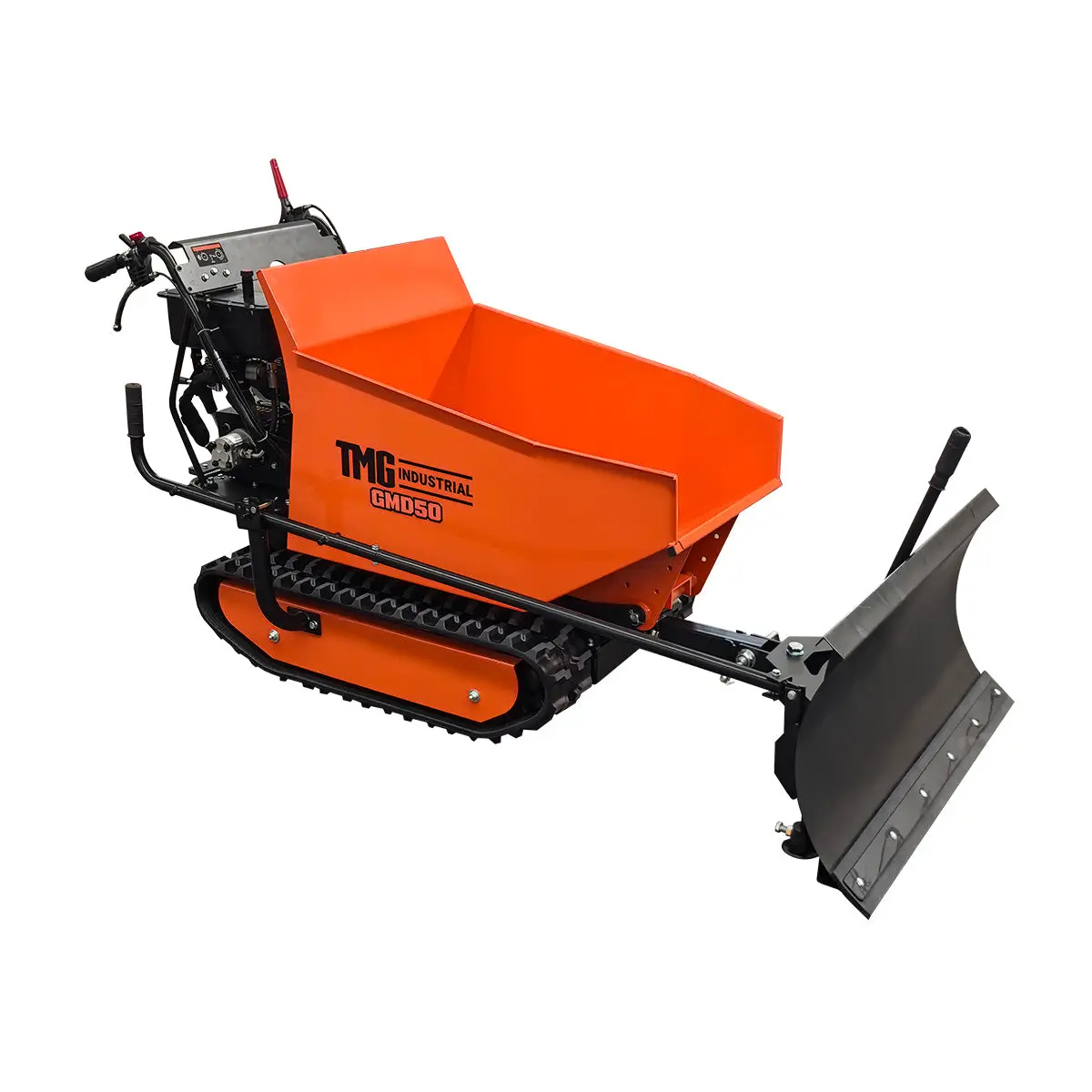 500 kg Tracked Dumper, Hydraulic Tipping, 196cc 6.5 HP Gas Engine, 3-Speed Transmission, TMG-GMD50 - Image 23