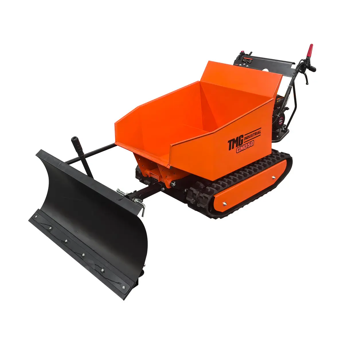 500 kg Tracked Dumper, Hydraulic Tipping, 196cc 6.5 HP Gas Engine, 3-Speed Transmission, TMG-GMD50 - Image 24
