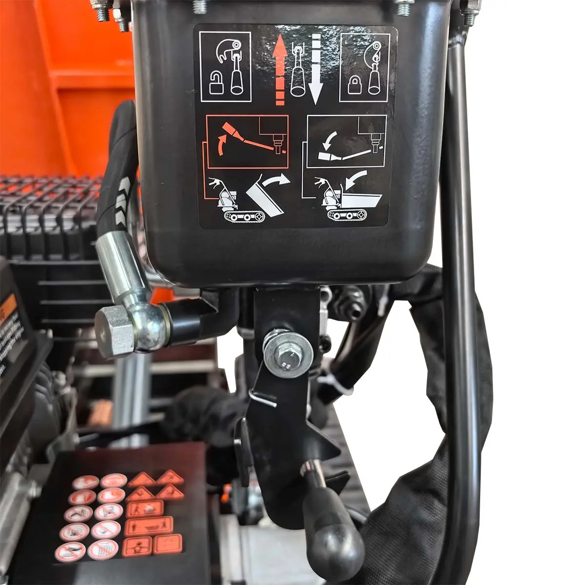 500 kg Tracked Dumper, Hydraulic Tipping, 196cc 6.5 HP Gas Engine, 3-Speed Transmission, TMG-GMD50 - Image 7