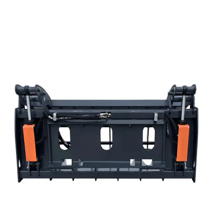 1.83 m Skid Steer Root Rake Clamshell Grapple, Universal Mount, 1.37 m Jaw Opening, 1360 kg Capacity, TMG-SRR75 - Image 6