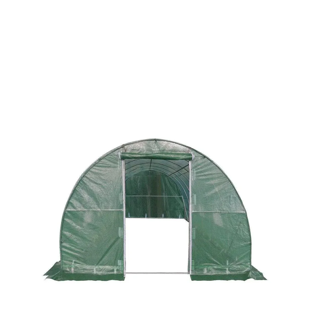 3 x 6 m Tunnel Greenhouse Grow Tent with Ripstop Leno PE Cover, Roll-up Door and Windows, TMG-GH1020R - Image 4