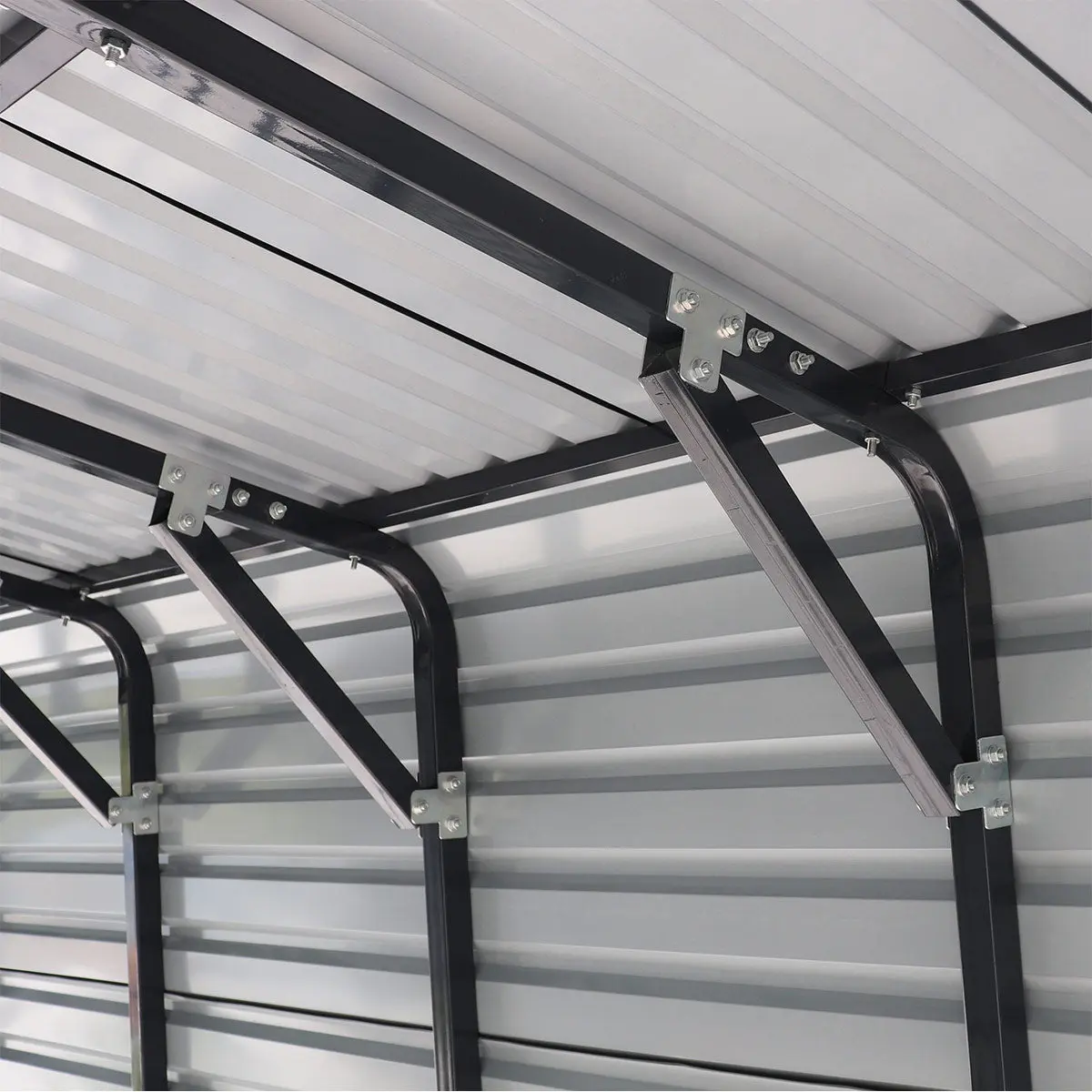 3.7 x 9 m Metal Shed Boat Shelter, 3.75 m Peak Height, 3.39 m Clearance TMG-MSB1230 - Image 6