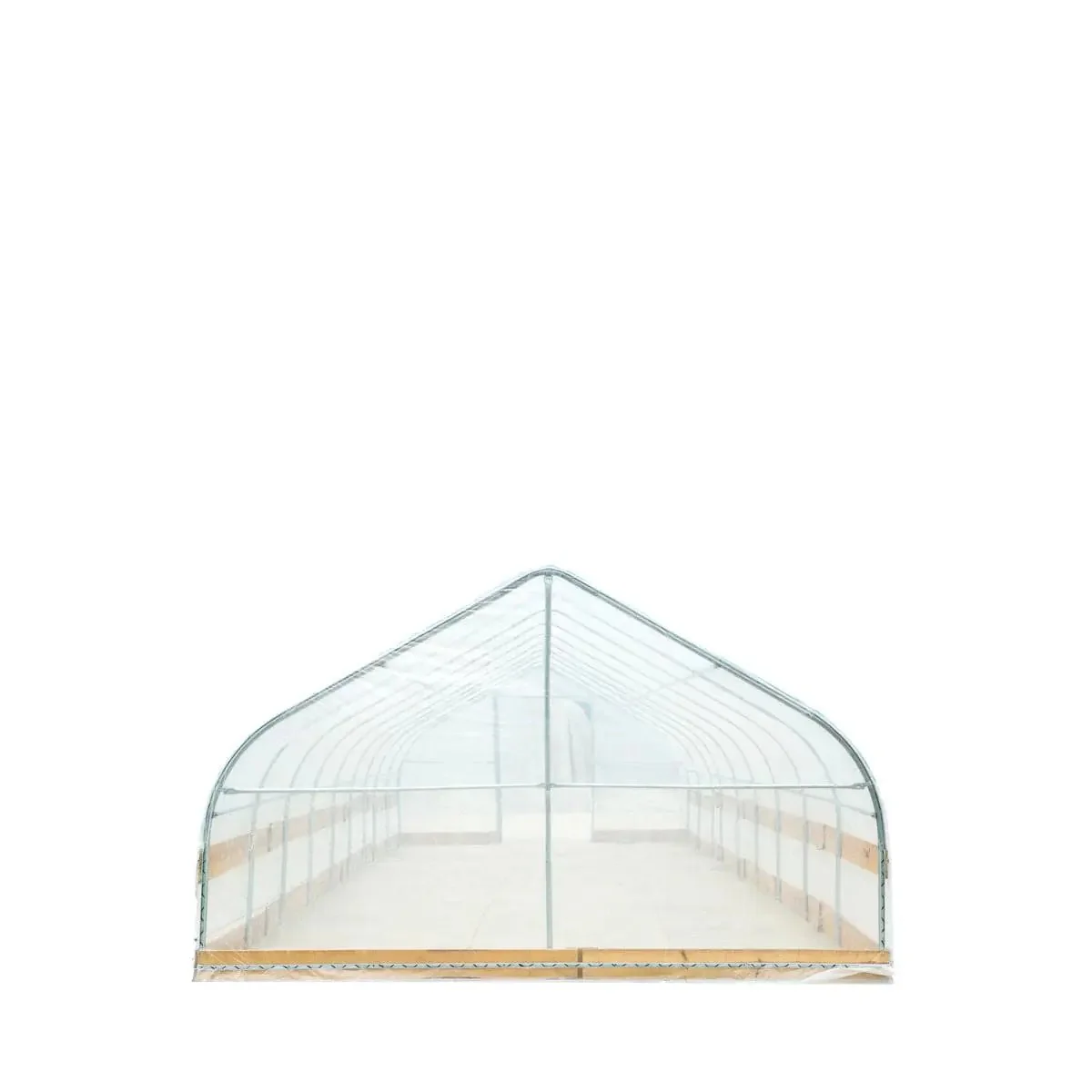 3.7 x 12 m Tunnel Greenhouse Grow Tent with 6 Mil Clear EVA Film, Roll-Up Sides, TMG-GH1240 - Image 5
