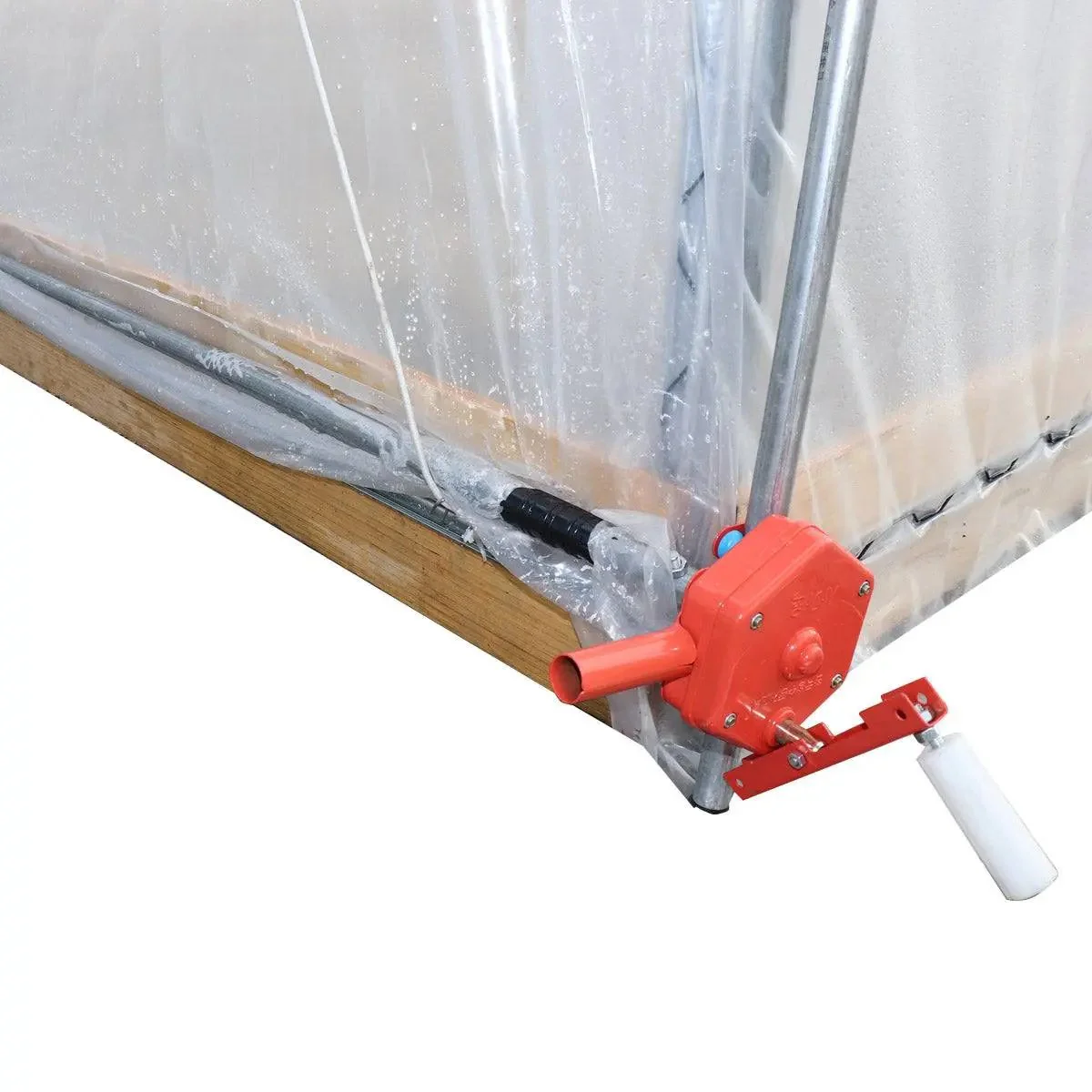3.7 x 18 m Tunnel Greenhouse Grow Tent with 6 Mil Clear EVA Film, Roll-Up Sides, TMG-GH1260 - Image 10