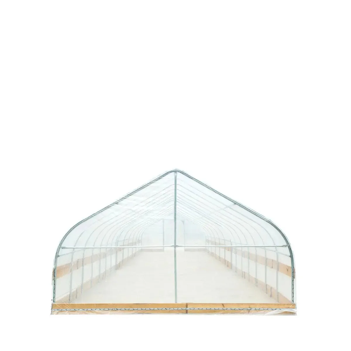 3.7 x 18 m Tunnel Greenhouse Grow Tent with 6 Mil Clear EVA Film, Roll-Up Sides, TMG-GH1260 - Image 5