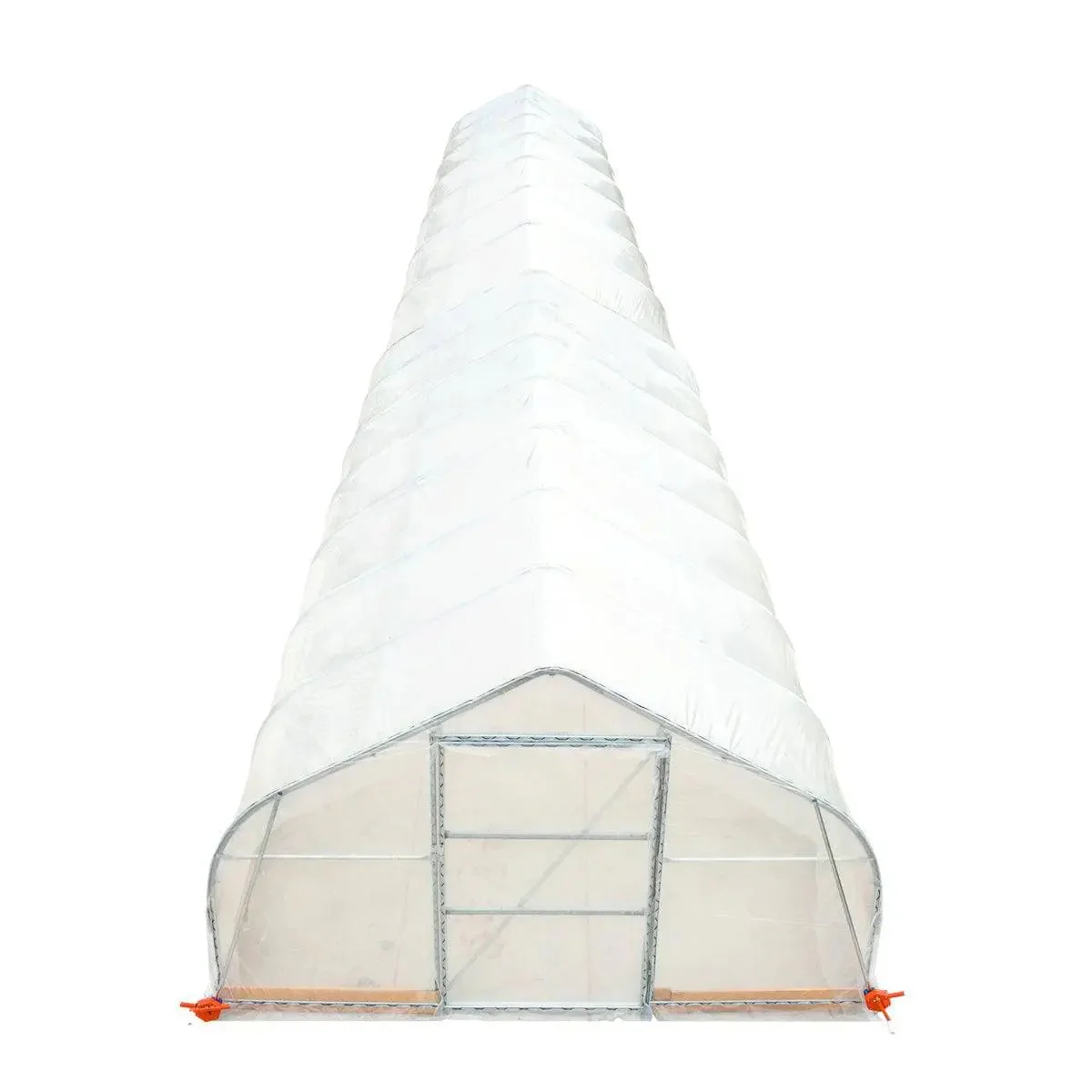 3.7 x 18 m Tunnel Greenhouse Grow Tent with 6 Mil Clear EVA Film, Roll-Up Sides, TMG-GH1260 - Image 8