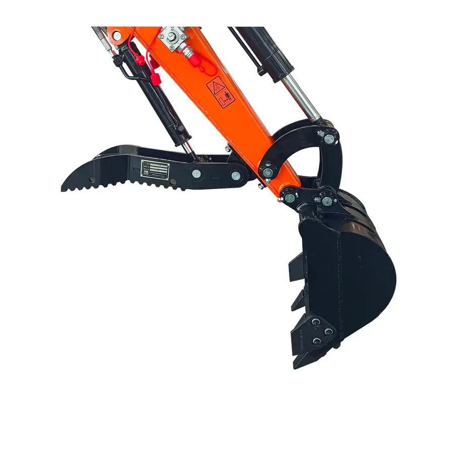 Hydraulic Thumb Attachment, 13 mm (½") Hydraulic Hoses and Flat Quick Couplers, Works for TMG-MVE07, TMG-MVE07-THH - Image 3