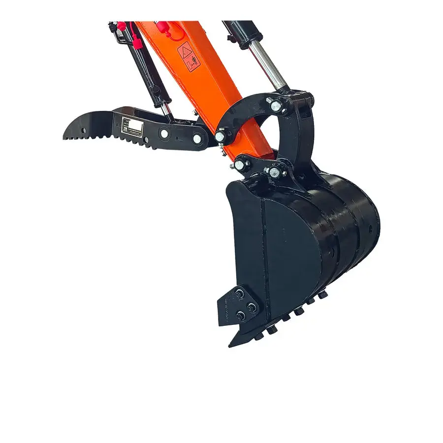 Hydraulic Thumb Attachment, 13 mm (½") Hydraulic Hoses and Flat Quick Couplers, Works for TMG-MVE07, TMG-MVE07-THH - Image 4