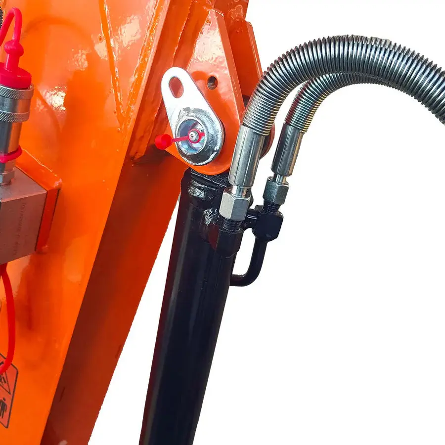 Hydraulic Thumb Attachment, 13 mm (½") Hydraulic Hoses and Flat Quick Couplers, Works for TMG-MVE07, TMG-MVE07-THH - Image 7