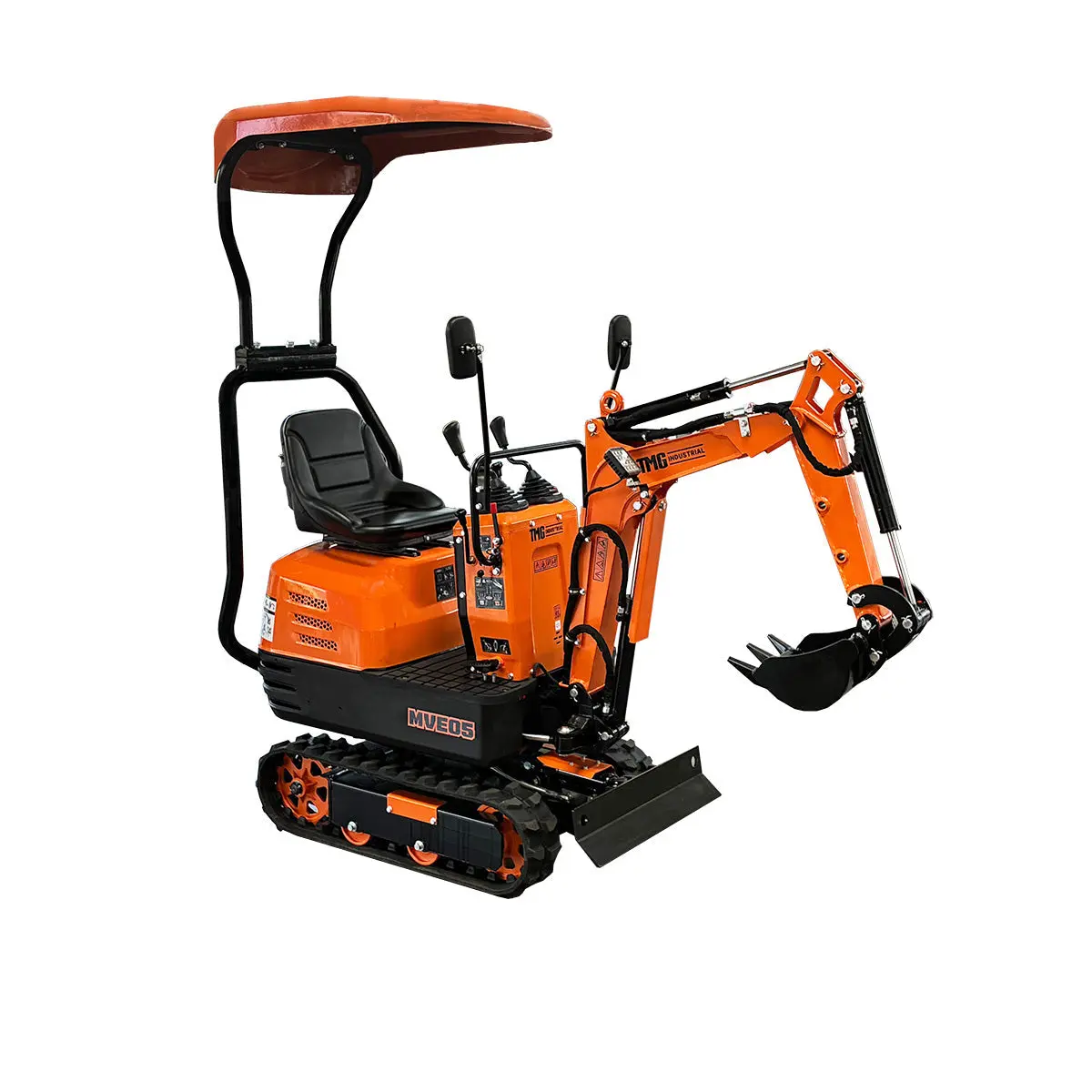 620 kg Mini Compact Excavator, 306cc/8.5 HP Gas Engine, 292 mm Bucket Width, 907 kg Digging Force, TMG-MVE05 - Image 15