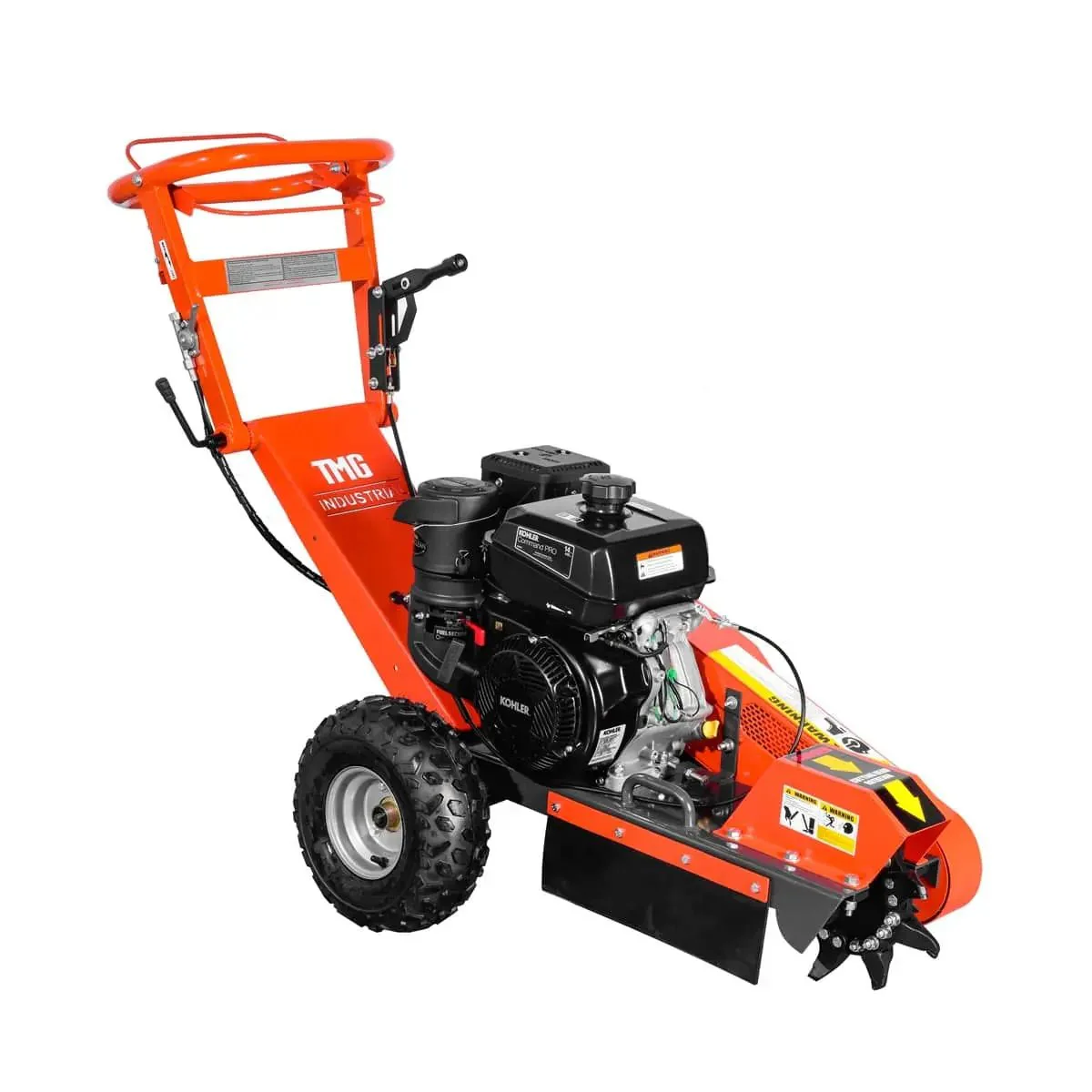 Kohler Powered Walk Behind Stump Grinder, 9 Carbide Teeth, 610 mm (24″) cutting capacity, 14 HP Engine, TMG-GSG9 - Image 8