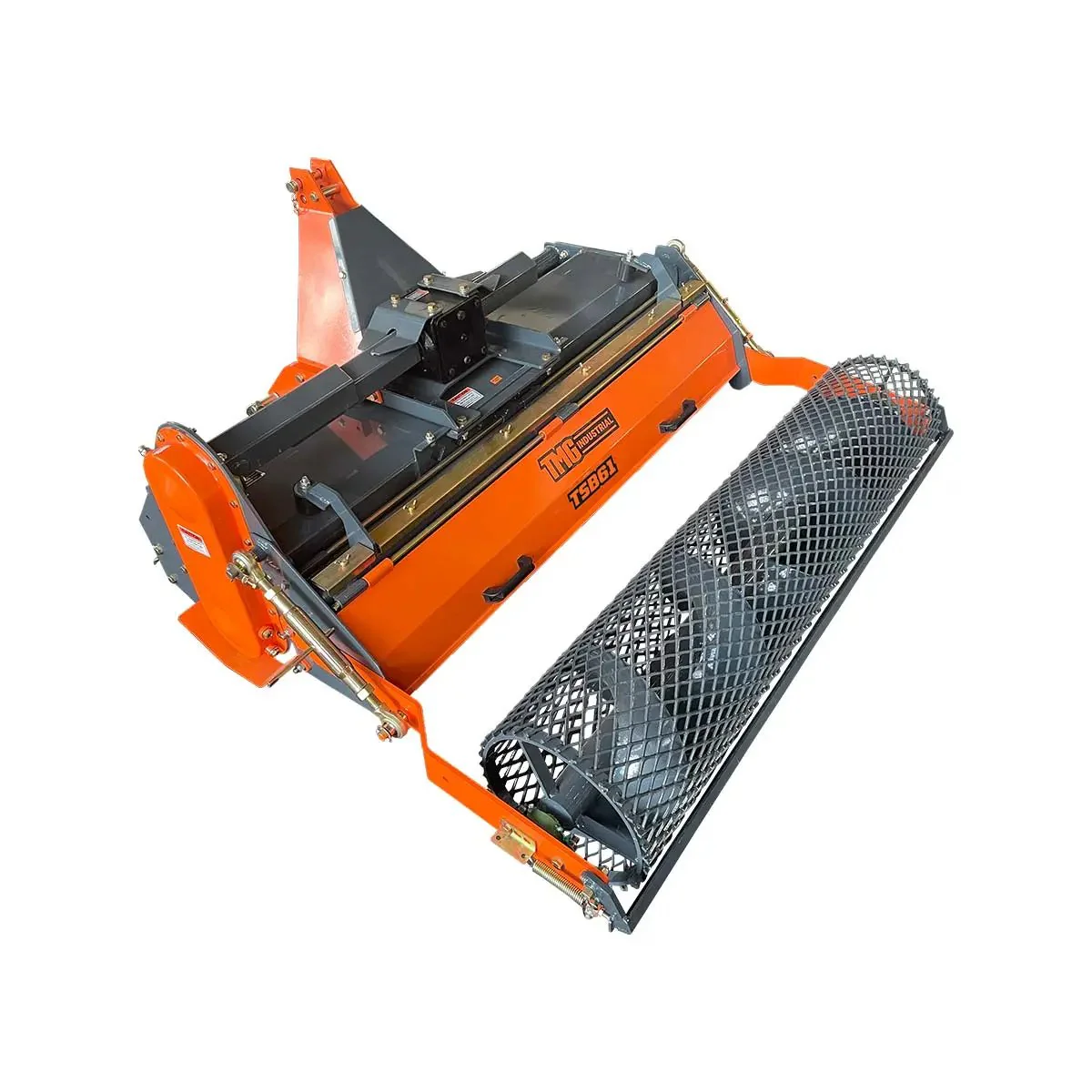1550 mm Rotary Tiller Stone Burier, 120 mm Tilling Depth, 3 Point Hitch CAT I, 35 - 45HPTractor, TMG-TSB61