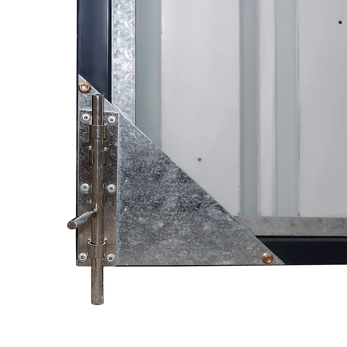 5 m × 7 m (16' × 24') Metal Garage Shed with Swing Front & Side Doors, 3.2 m (10'6") Peak Height, TMG-MS1624A - Image 18