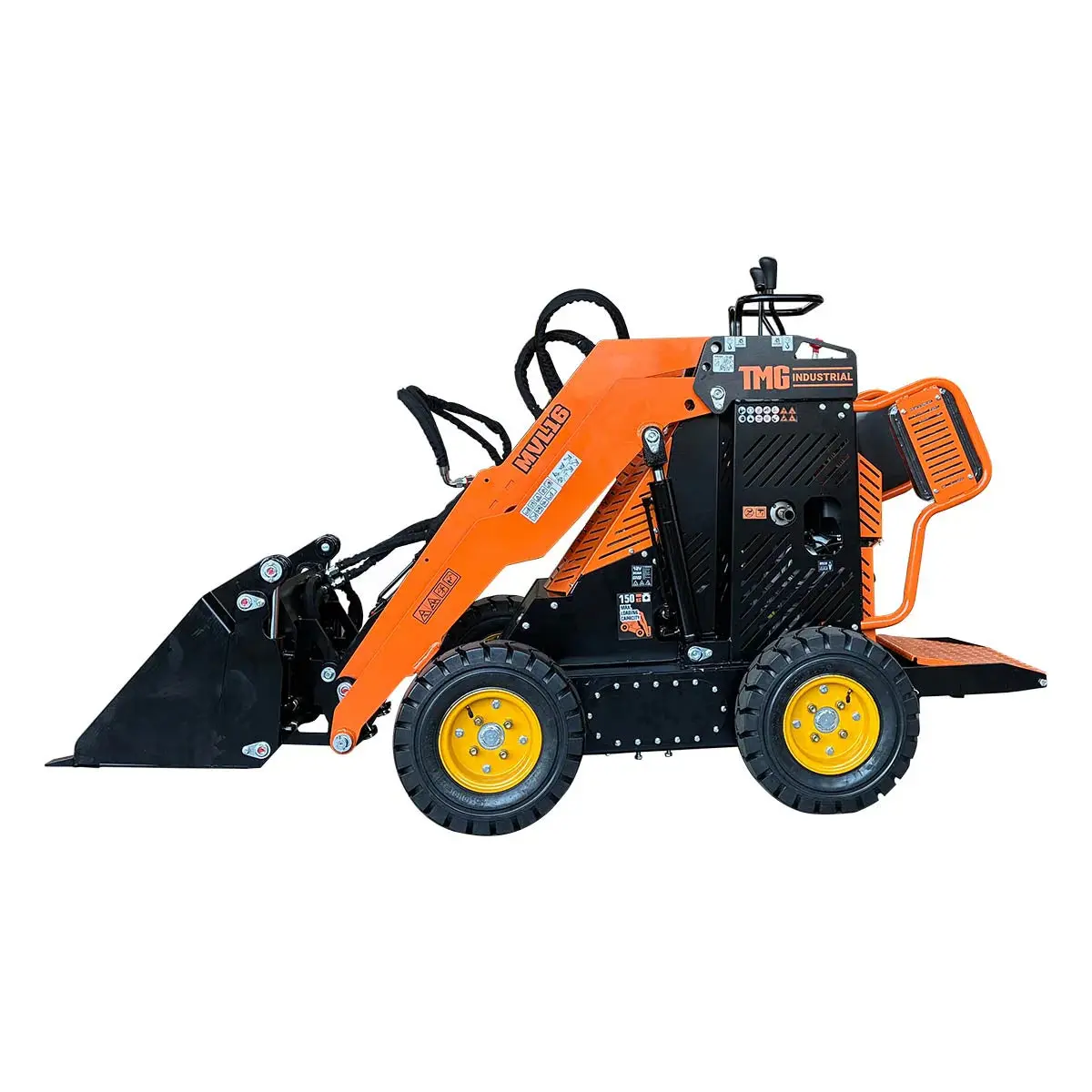 740 kg Wheeled Stand-On Skid Steer, 420cc/11.5 HP Gas Engine, 762 mm Bucket Width, TMG-MVL16 - Image 11