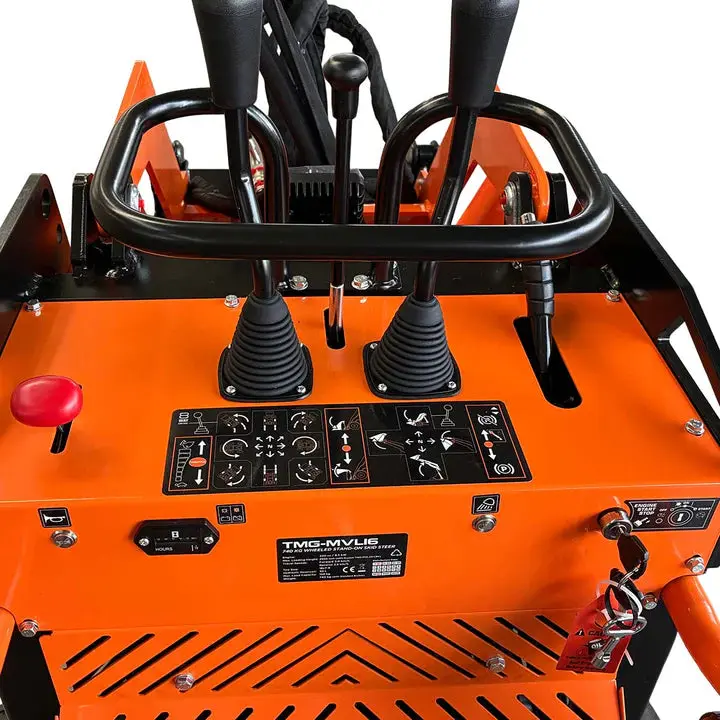 740 kg Wheeled Stand-On Skid Steer, 420cc/11.5 HP Gas Engine, 762 mm Bucket Width, TMG-MVL16 - Image 3