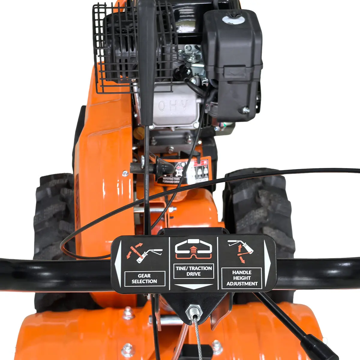 457 mm Self-Propelled Garden Tiller, Dual Rotation, 165 mm Tilling Depth, 196cc (6.5HP) Gas Engine, TMG-GT30 - Image 3