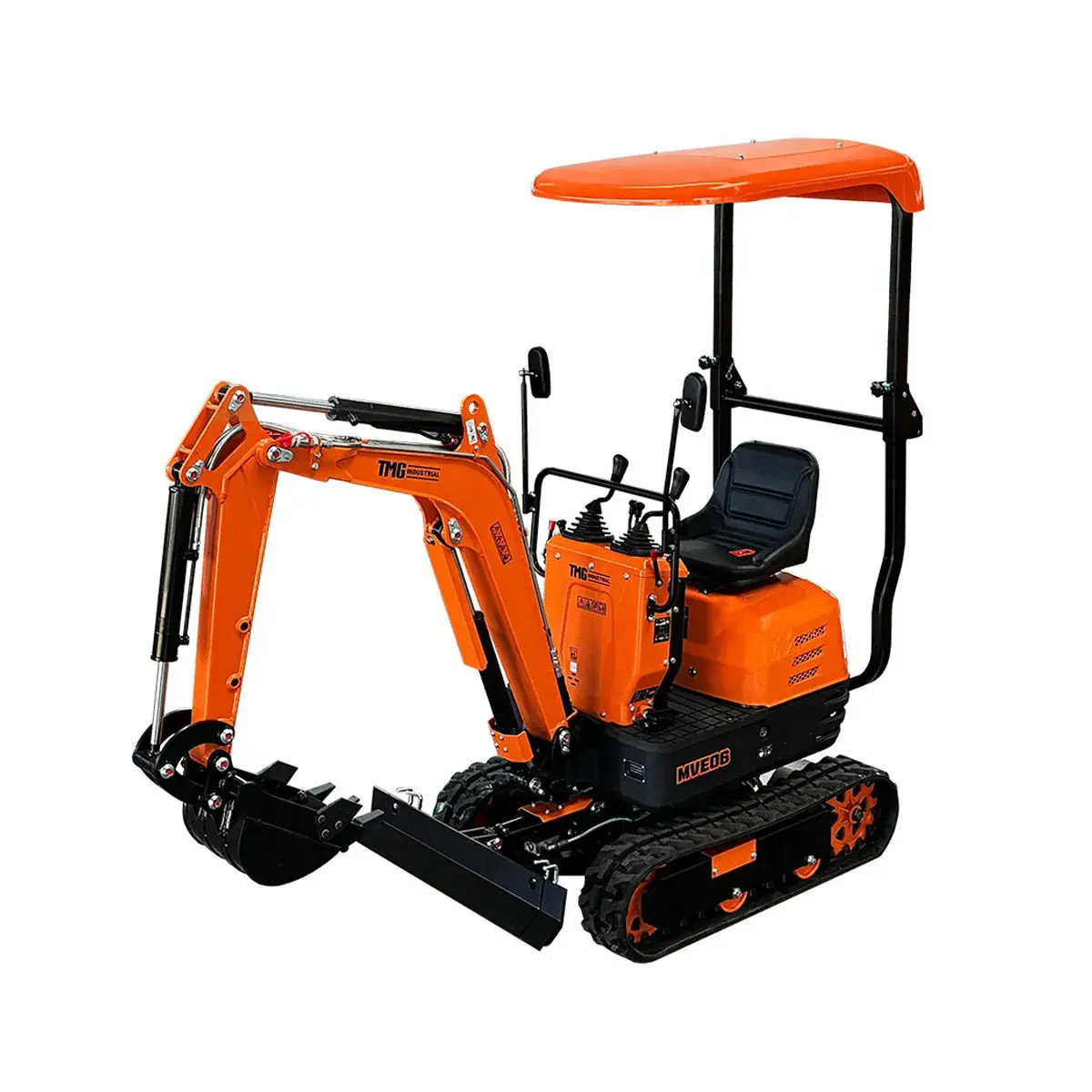 830 kg Mini Compact Excavator, 306cc/8.5 HP Gas Engine, 310 mm Bucket Width, 1179 kg Digging Force, TMG-MVE06
