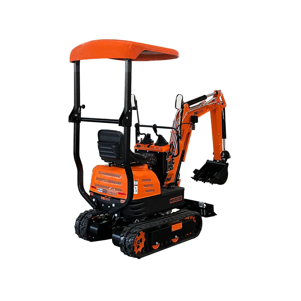 830 kg Mini Compact Excavator, 306cc/8.5 HP Gas Engine, 310 mm Bucket Width, 1179 kg Digging Force, TMG-MVE06 - Image 2