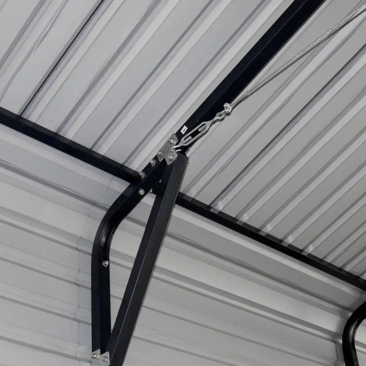 6 × 6 m Metal Shed Carport with 2.9 m Open Sidewalls, 3.8 m Peak Height, TMG-MSC2020 - Image 14