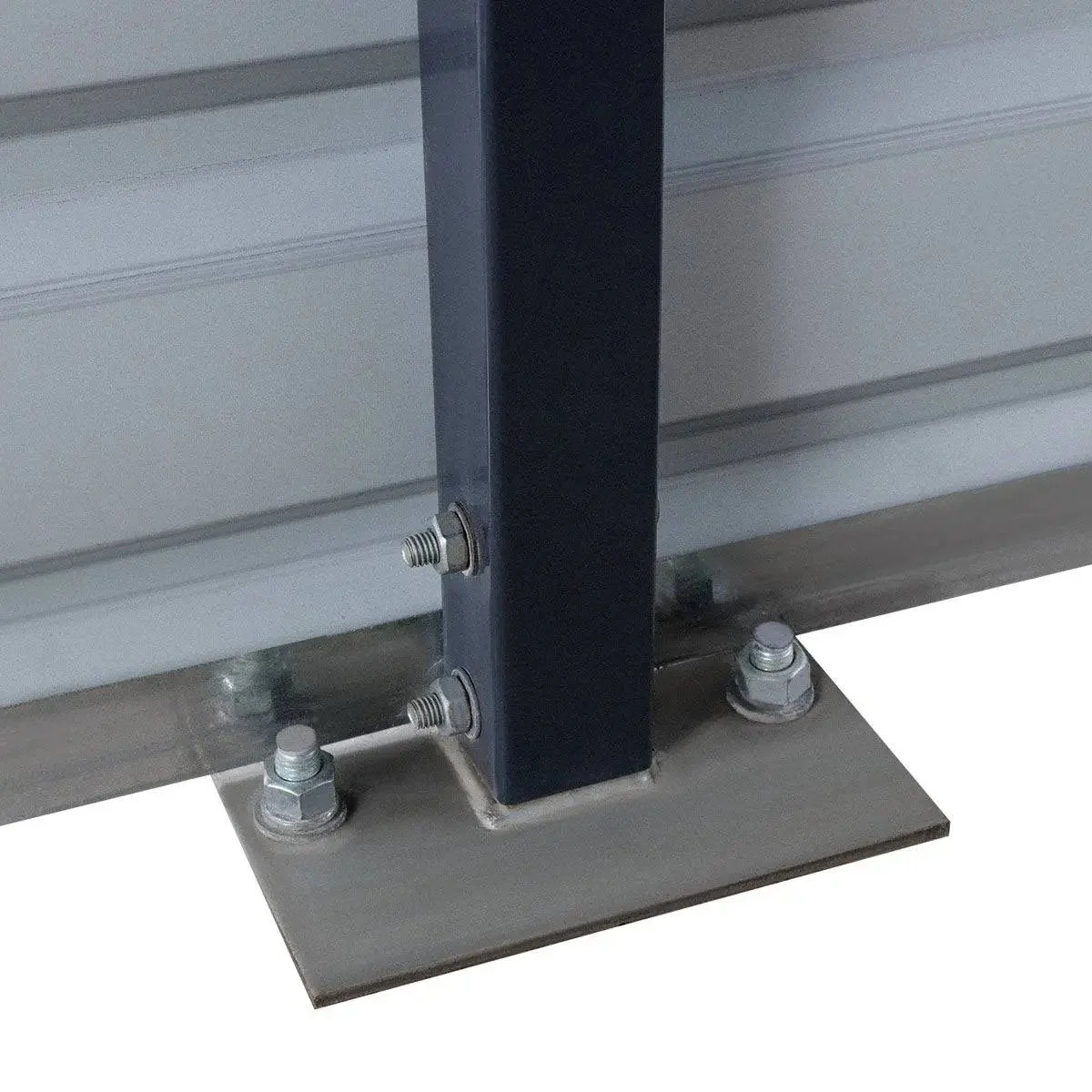 6 × 9 m Metal Shed Carport with 2.9 m Enclosed Sidewalls, 3.8 m Peak Height, TMG-MSC2030F - Image 13