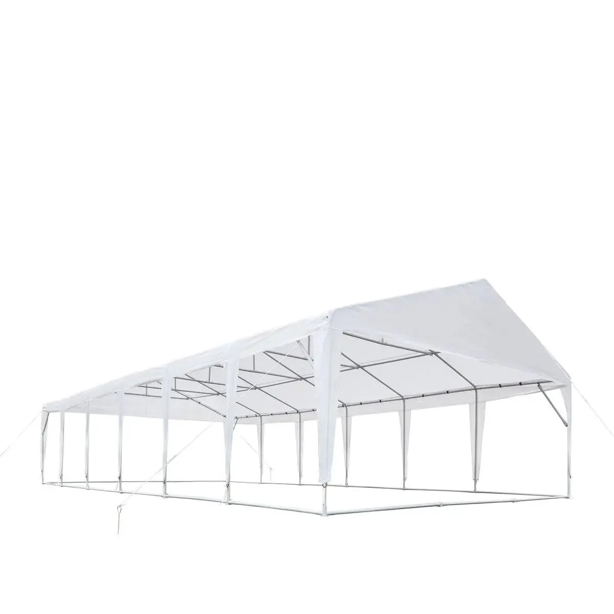6 x 12 m Heavy-Duty Outdoor Party Tent with PE Tarpaulin Fabric, 2.0m Overhead Height, TMG-PT2040A - Image 7