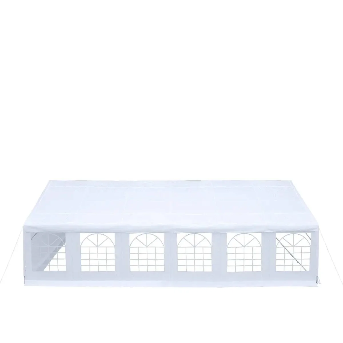 6 x 12 m Heavy-Duty Outdoor Party Tent with Removable Sidewalls and Roll-up Doors, PE Tarpaulin, TMG-PT2040F - Image 12