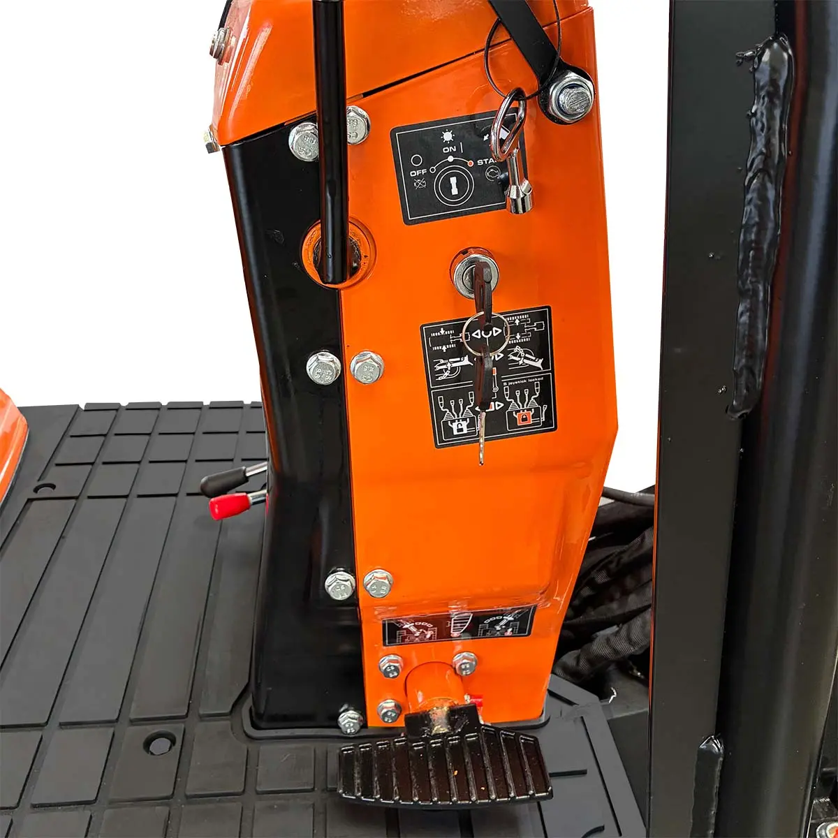 1000 kg Mini Compact Excavator, 420cc/14 HP Gas Engine, 350 mm Bucket Width, 1254 kg Digging Force, TMG-MVE07 - Image 17