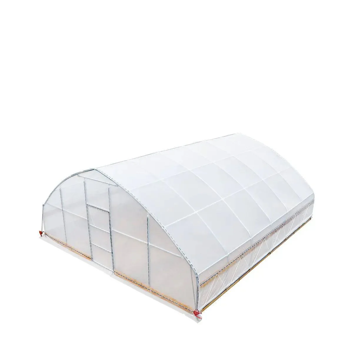 7.6 x 7.6 m Tunnel Greenhouse Grow Tent w/6 Mil Clear EVA Film, Roll-Up Sides, TMG-GH2525 - Image 10