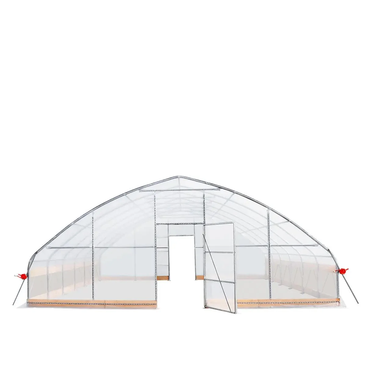 7.6 x 7.6 m Tunnel Greenhouse Grow Tent w/6 Mil Clear EVA Film, Roll-Up Sides, TMG-GH2525 - Image 8