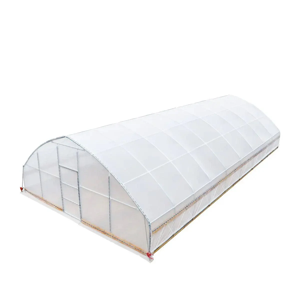 7.6 x 12 m Tunnel Greenhouse Grow Tent w/6 Mil Clear EVA Film, Roll-Up Sides, TMG-GH2540 - Image 10