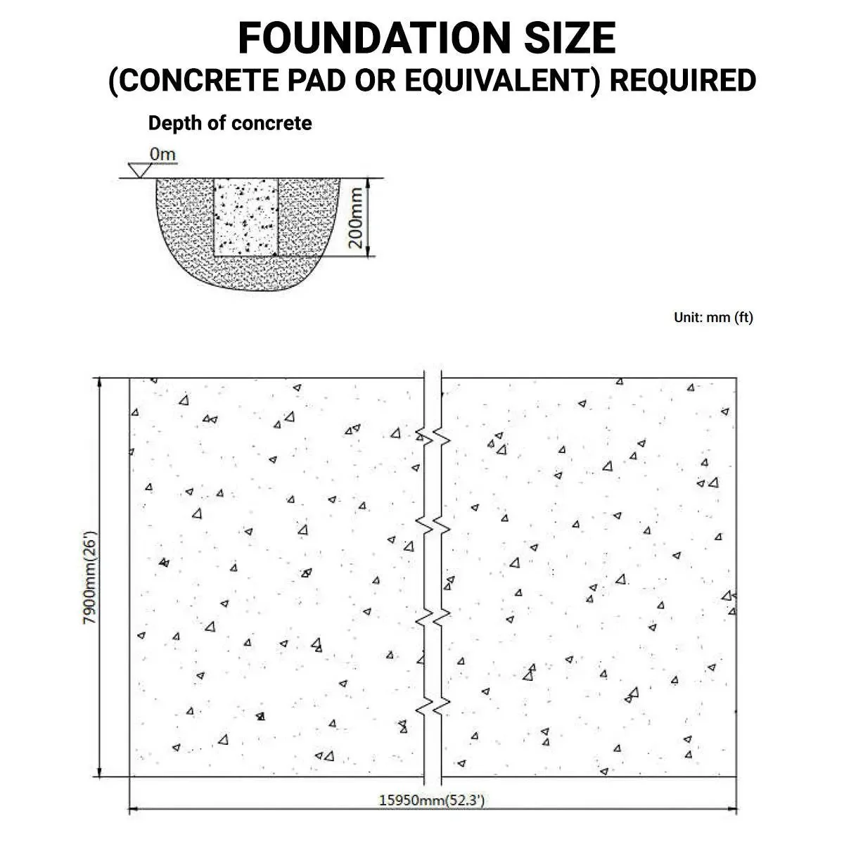 7.6 x 16 m Tunnel Greenhouse Grow Tent w/6 Mil Clear EVA Film, Roll-Up Sides, TMG-GH2550 - Image 5