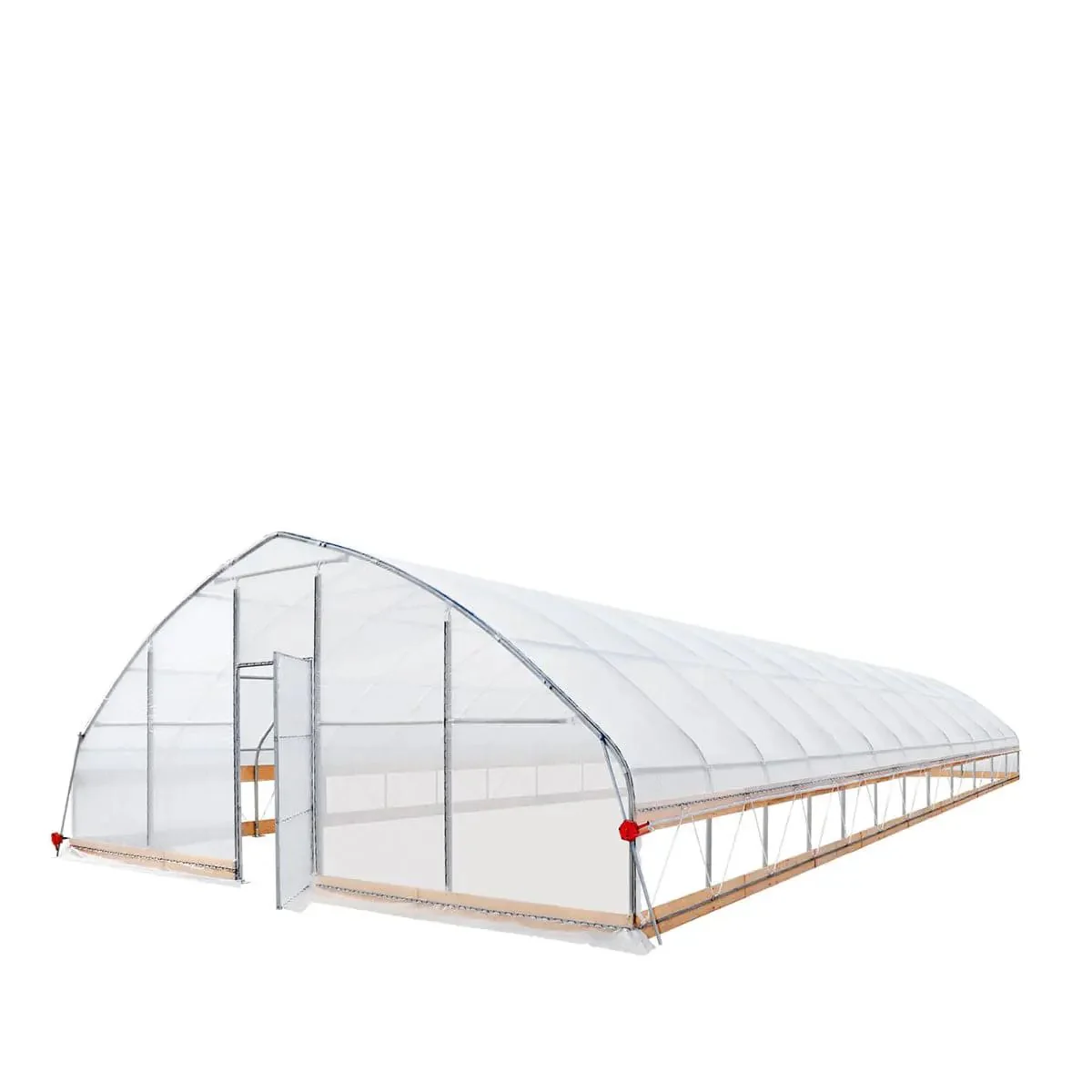 7.6 x 16 m Tunnel Greenhouse Grow Tent w/6 Mil Clear EVA Film, Roll-Up Sides, TMG-GH2550 - Image 7