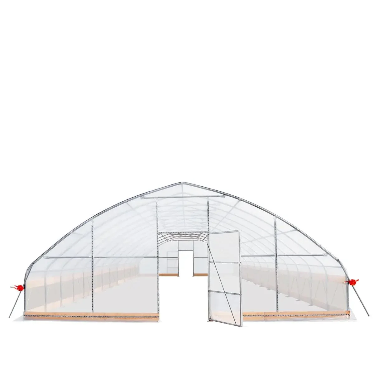 7.6 x 16 m Tunnel Greenhouse Grow Tent w/6 Mil Clear EVA Film, Roll-Up Sides, TMG-GH2550 - Image 8