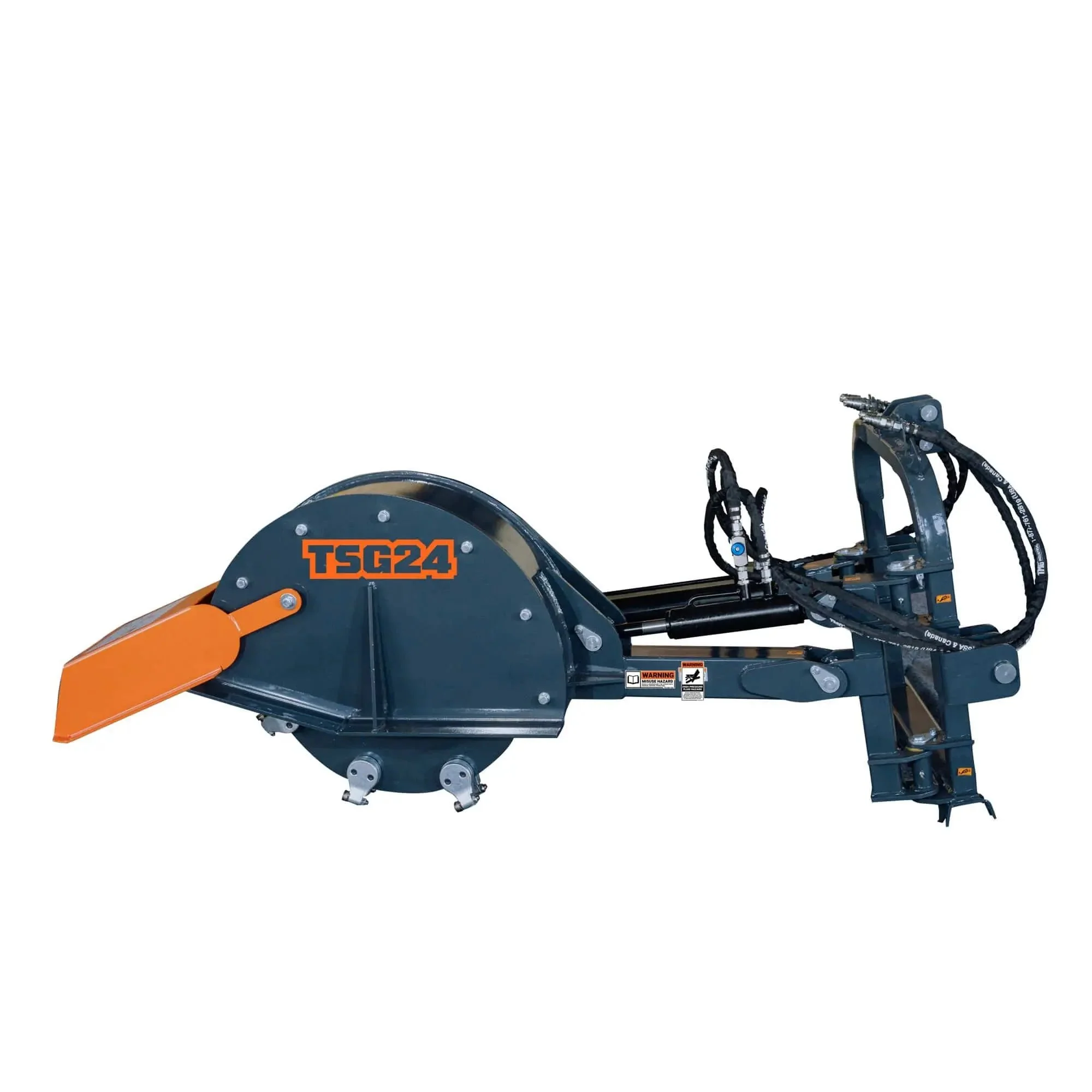3‑Point PTO Stump Grinder, 20 - 60 HP Tractors, Category 1 and 2 Hitch, 40° Cutting Arc, TMG‑TSG24