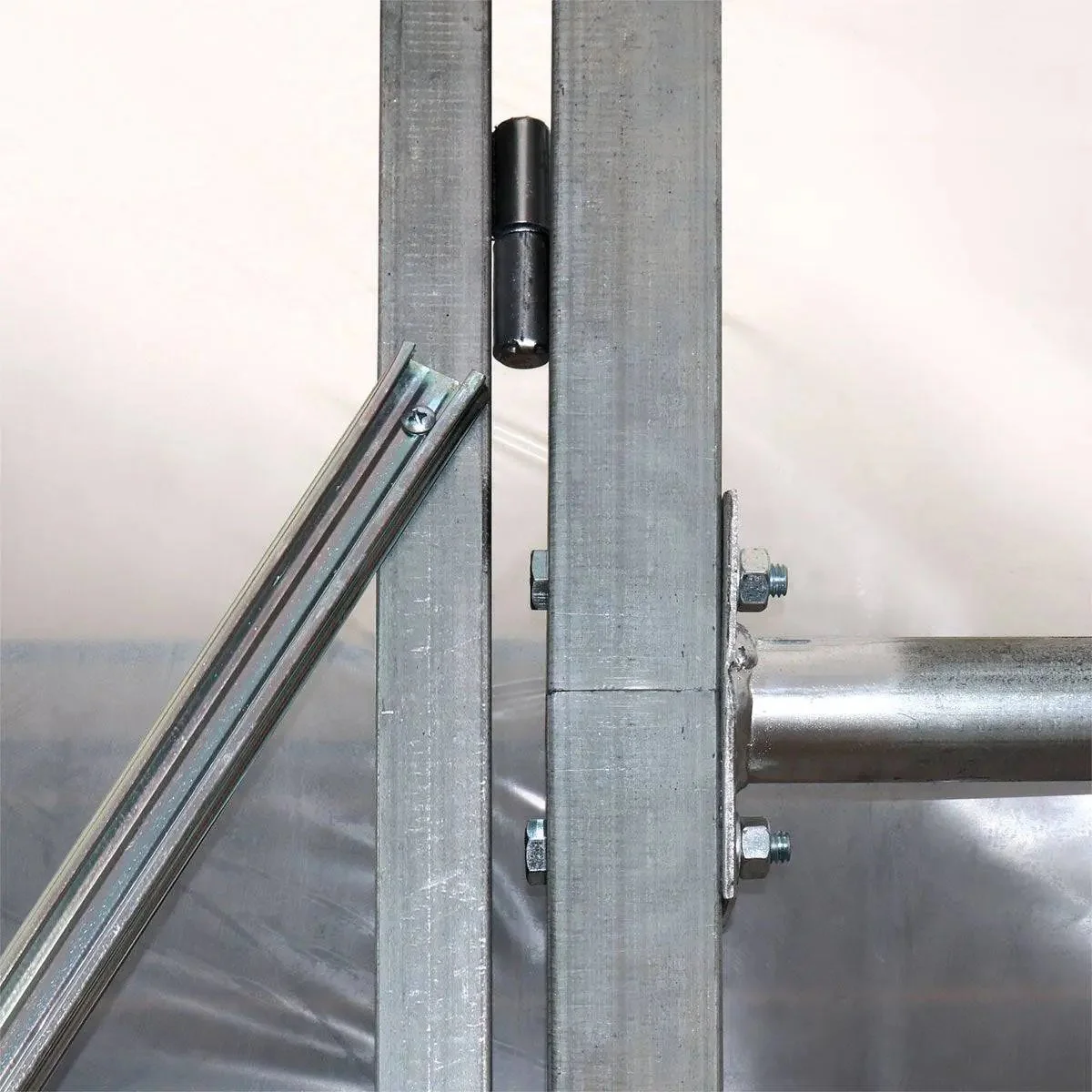 9 x 9 m Commercial Tunnel Greenhouse with 6 Mil Clear EVA Film, Roll-Up Sides, TMG-GH3030 - Image 14