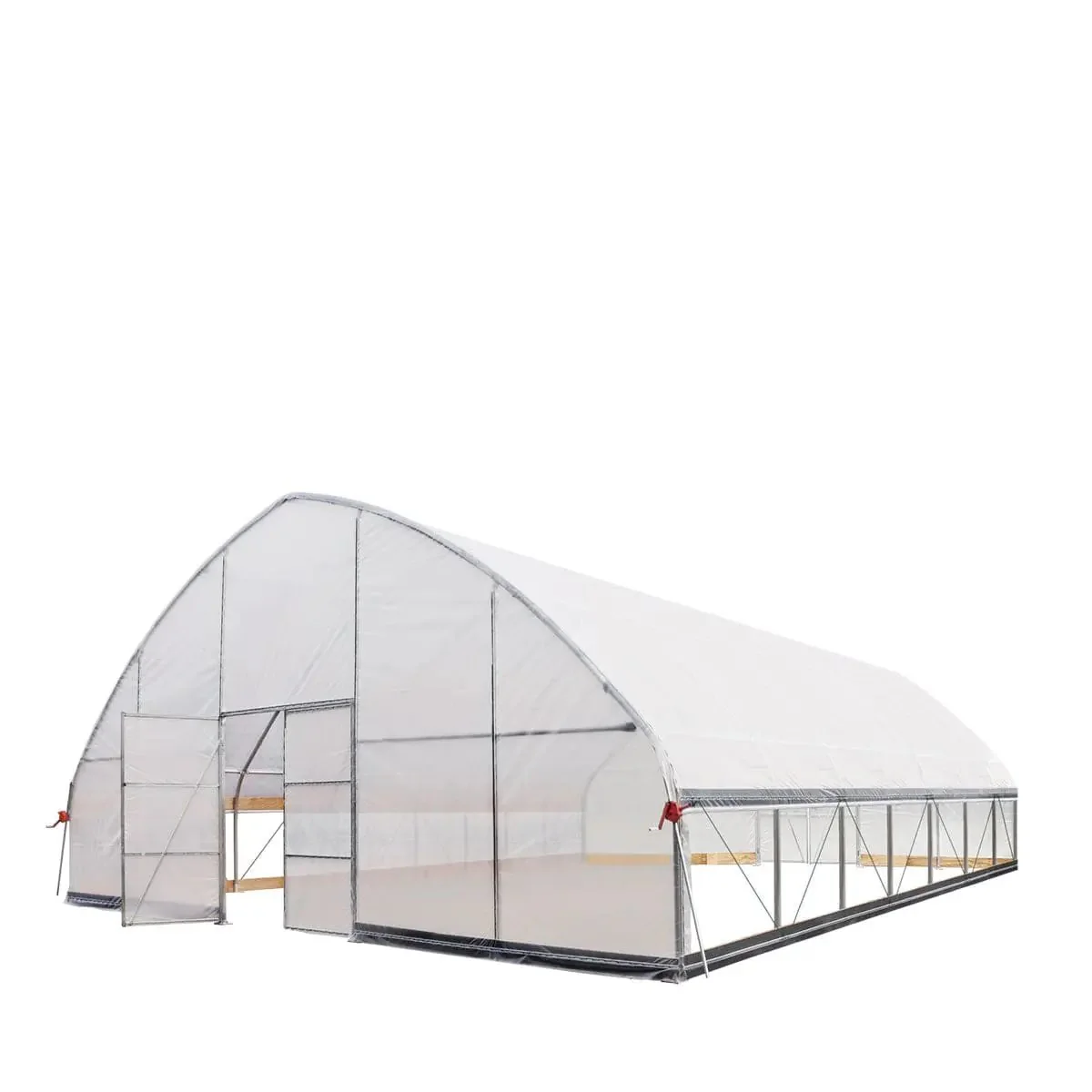 9 x 9 m Commercial Tunnel Greenhouse with 6 Mil Clear EVA Film, Roll-Up Sides, TMG-GH3030 - Image 7