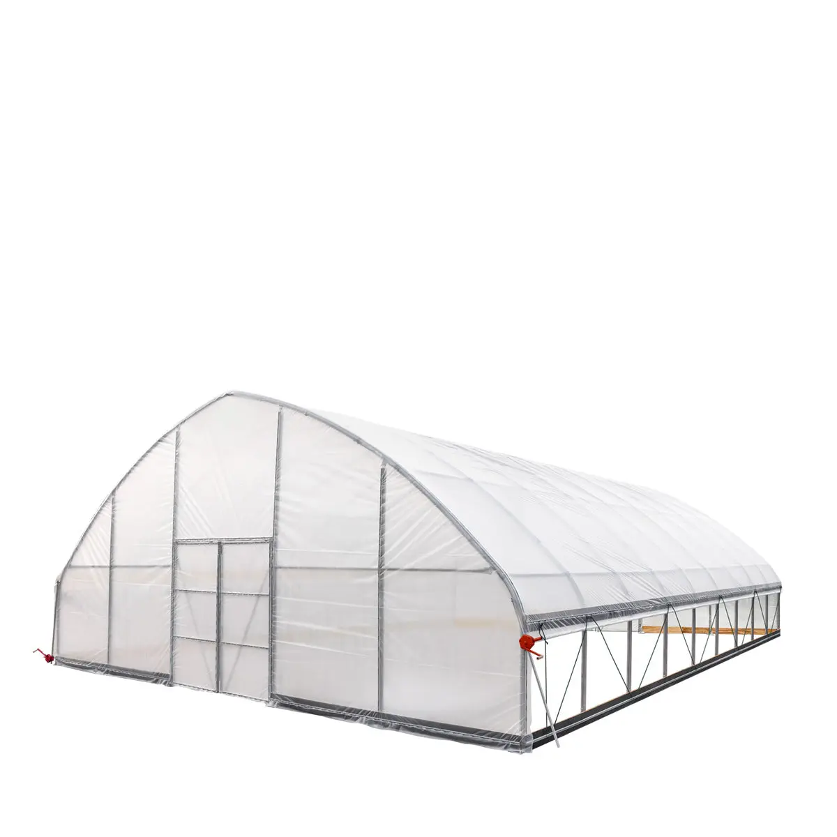 9 x 12 m Commercial Tunnel Greenhouse with 6 Mil Clear Poly Covers and Roll-Up Sides, TMG-GH3040-V2 (Previously GH3040)