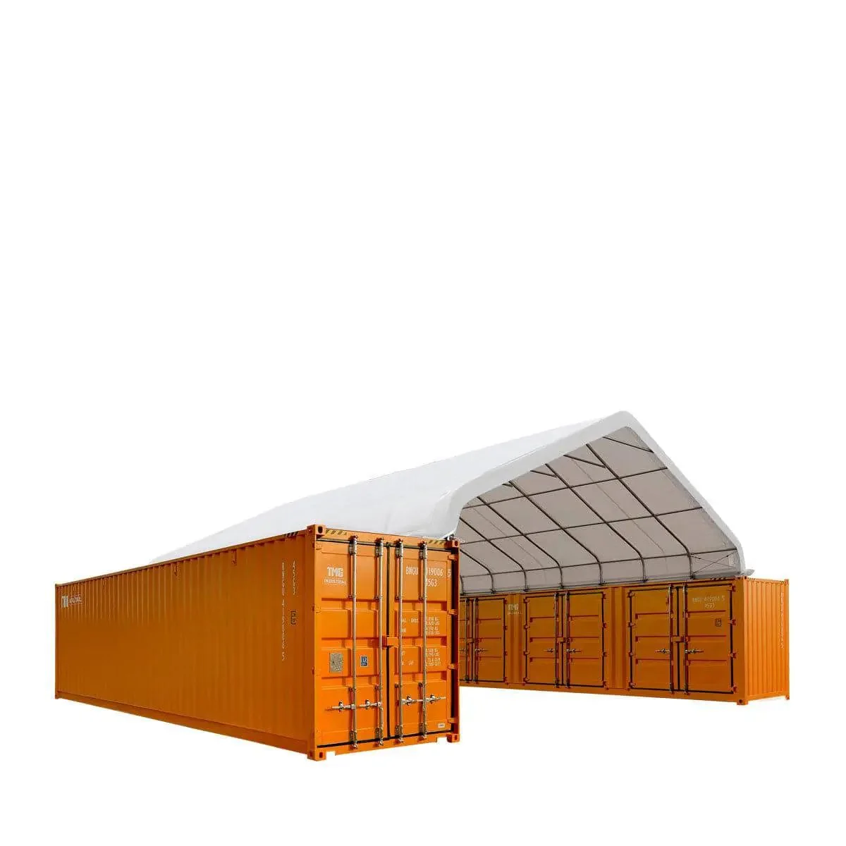 TMG Heavy Series™ 9 x 12m Container Shelter, 580 gsm Fire Retardant PVC Fabric, Water Resistant, UV Protected, TMG-ST3041CV - Image 6
