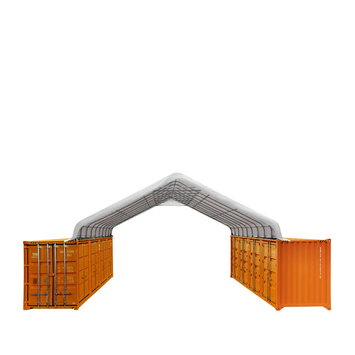 TMG Heavy Series™ 9m × 12m (30' × 40') PVC Fabric Container Peak Roof Shelter, Heavy Series™, Fire Retardant, UV Protected, TMG-ST3042CV (Previously ST3041CV) - Image 2