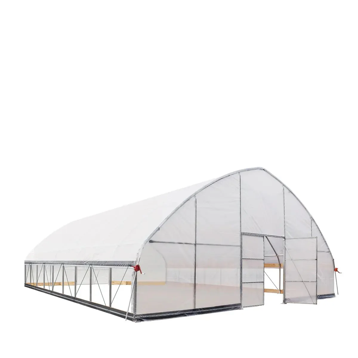 9 x 12 m Commercial Tunnel Greenhouse with 6 Mil Clear EVA Film, Roll-Up Sides, TMG-GH3040 - Image 9