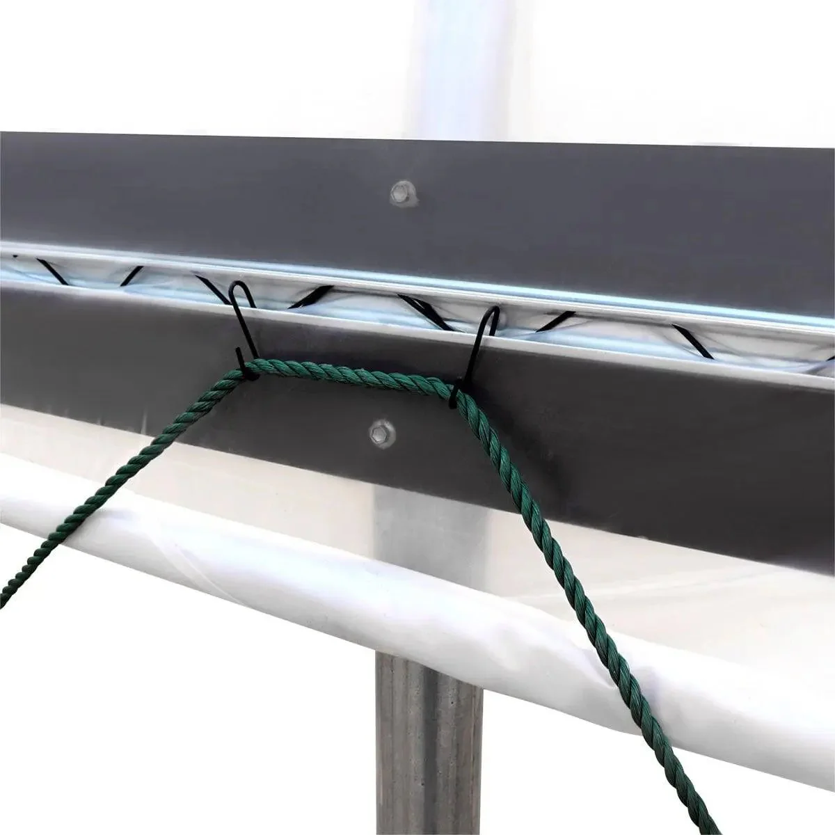 9 x 18 m Commercial Tunnel Greenhouse with 6 Mil Clear EVA Film, Roll-Up Sides, TMG-GH3060 - Image 26