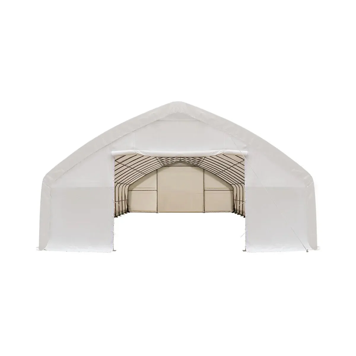 9 x 21 m Straight Wall Peak Ceiling Storage Shelter, 450 GSM PVC Cover TMG-ST3072V (Previously ST3070V) - Image 2