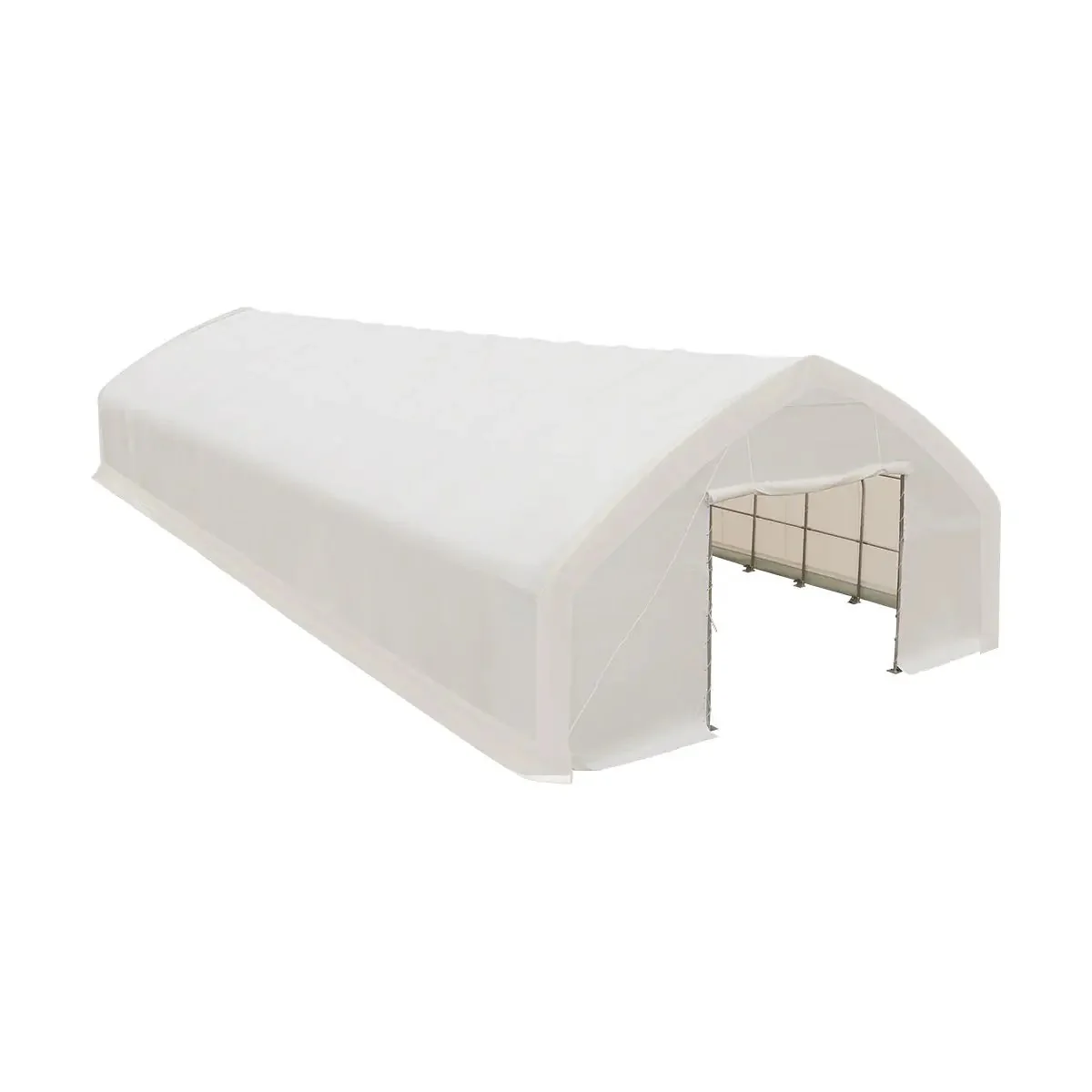 9 x 21 m Straight Wall Peak Ceiling Storage Shelter, 450 GSM PVC Cover TMG-ST3072V (Previously ST3070V) - Image 6