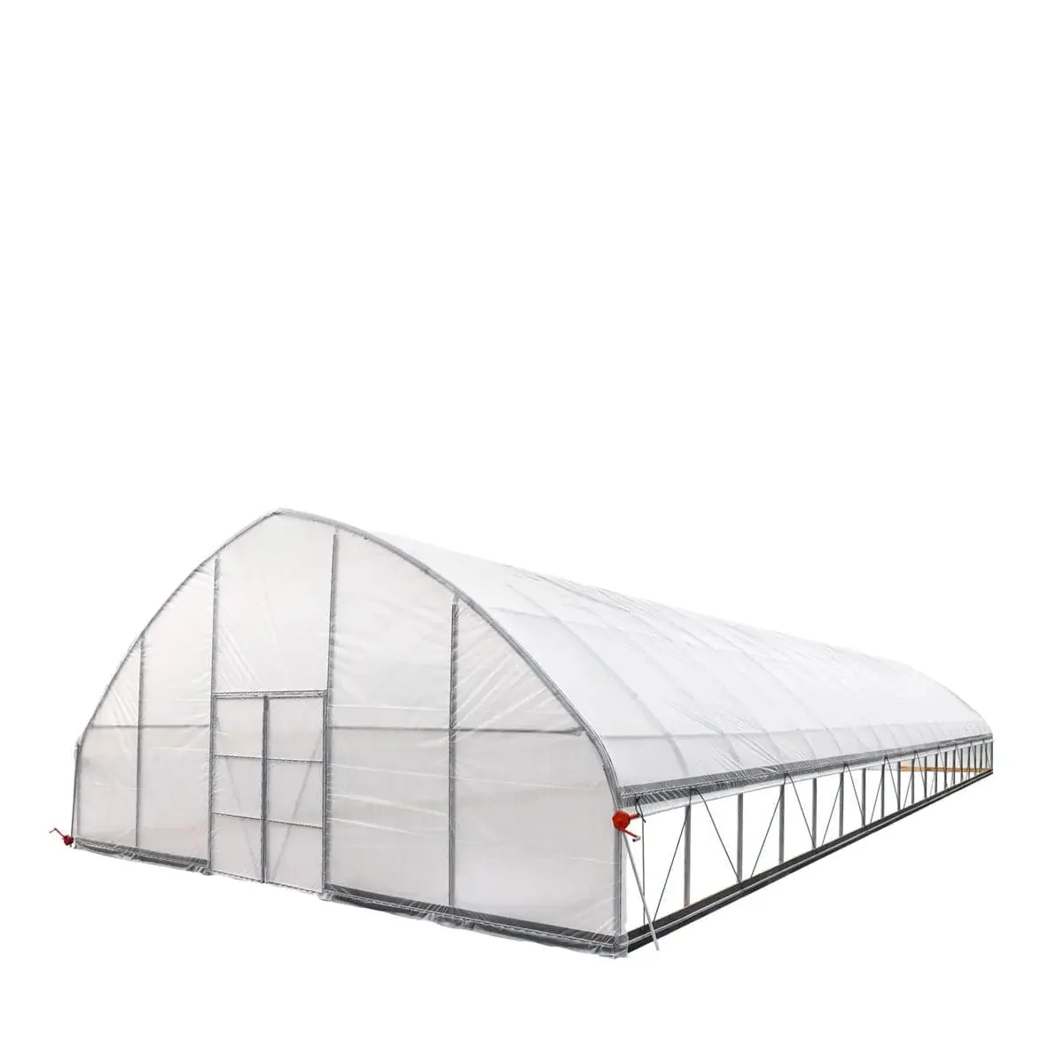 9 x 25 m Commercial Tunnel Greenhouse with 6 Mil Clear EVA Film, Roll-Up Sides, TMG-GH3080