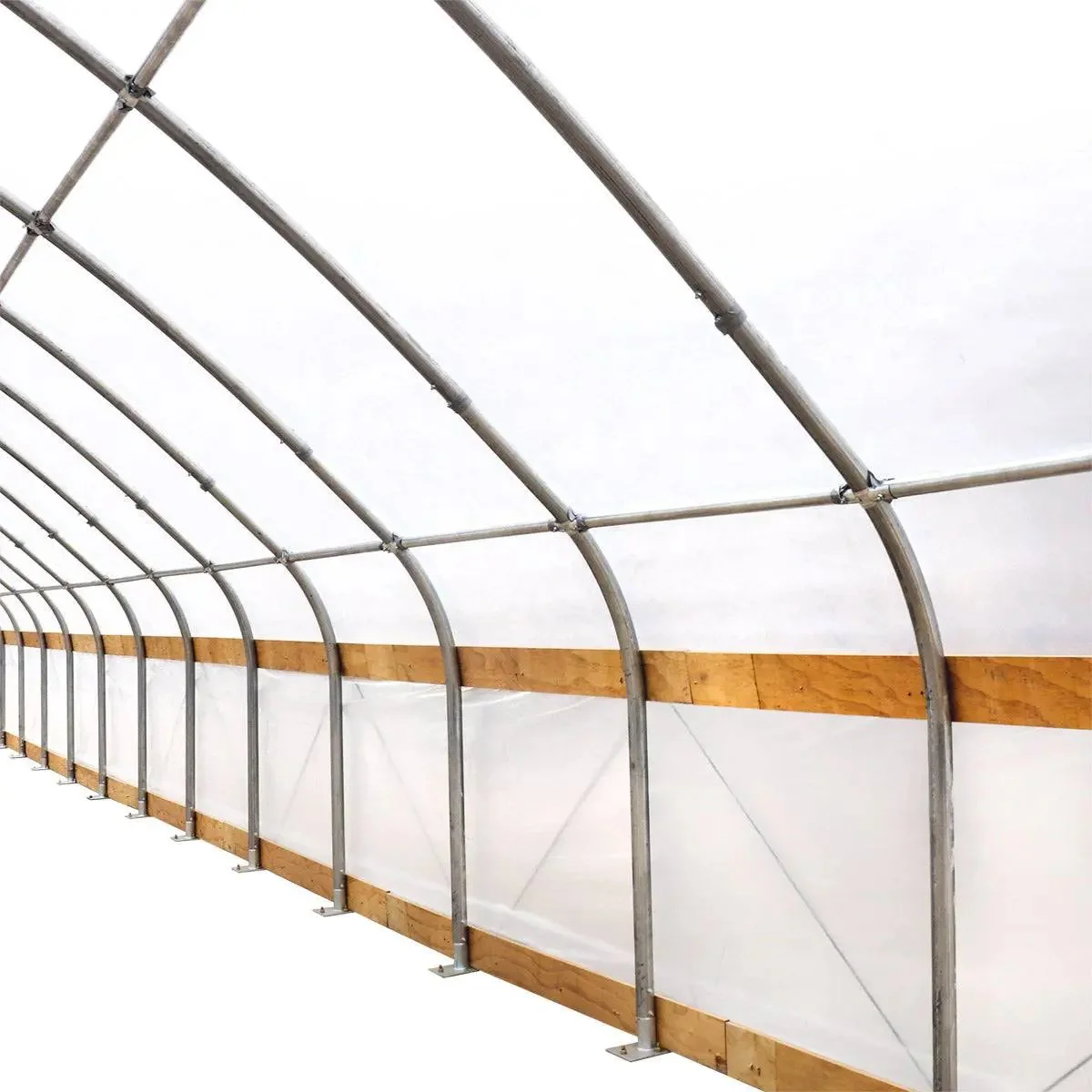 9 x 25 m Commercial Tunnel Greenhouse with 6 Mil Clear EVA Film, Roll-Up Sides, TMG-GH3080 - Image 20