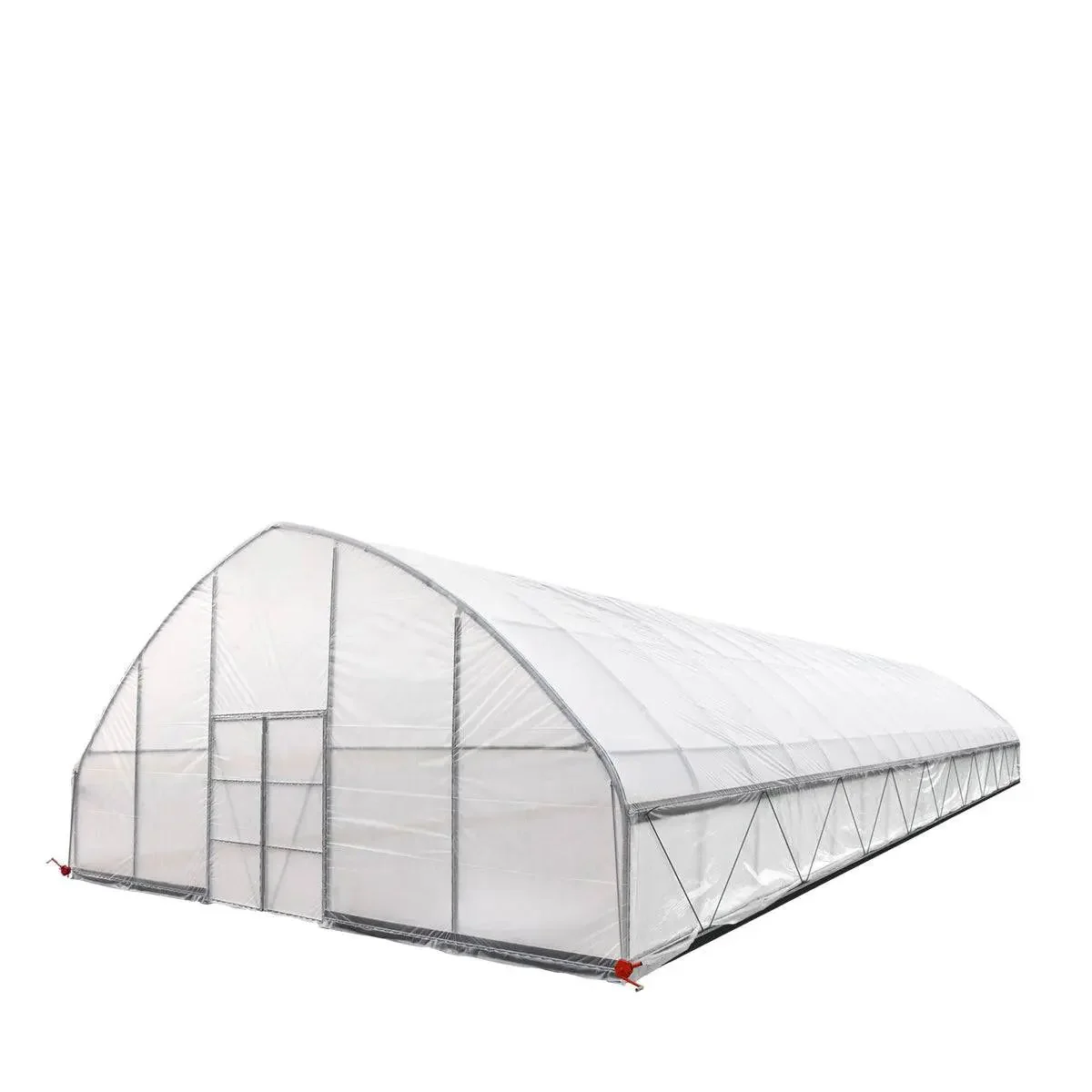 9 x 25 m Commercial Tunnel Greenhouse with 6 Mil Clear EVA Film, Roll-Up Sides, TMG-GH3080 - Image 9