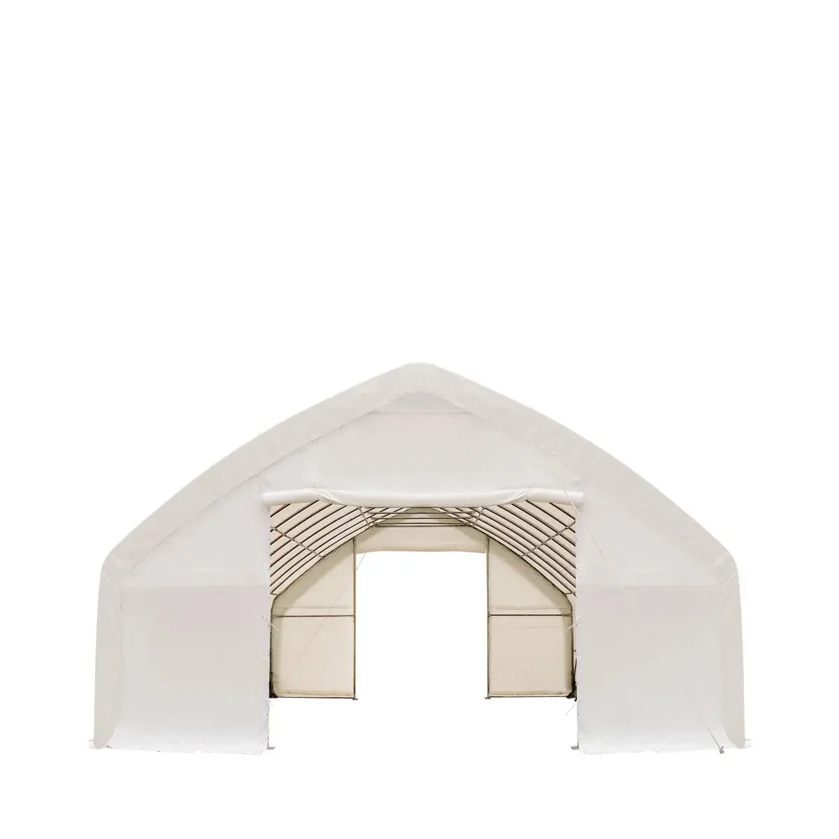 9 x 15 m Straight Wall Peak Ceiling Storage Shelter with PVC Cover, TMG-ST3050V - Image 8